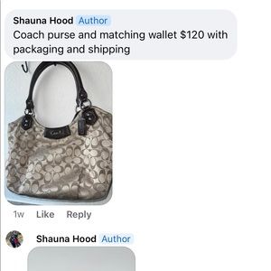 Coach purse and wallet